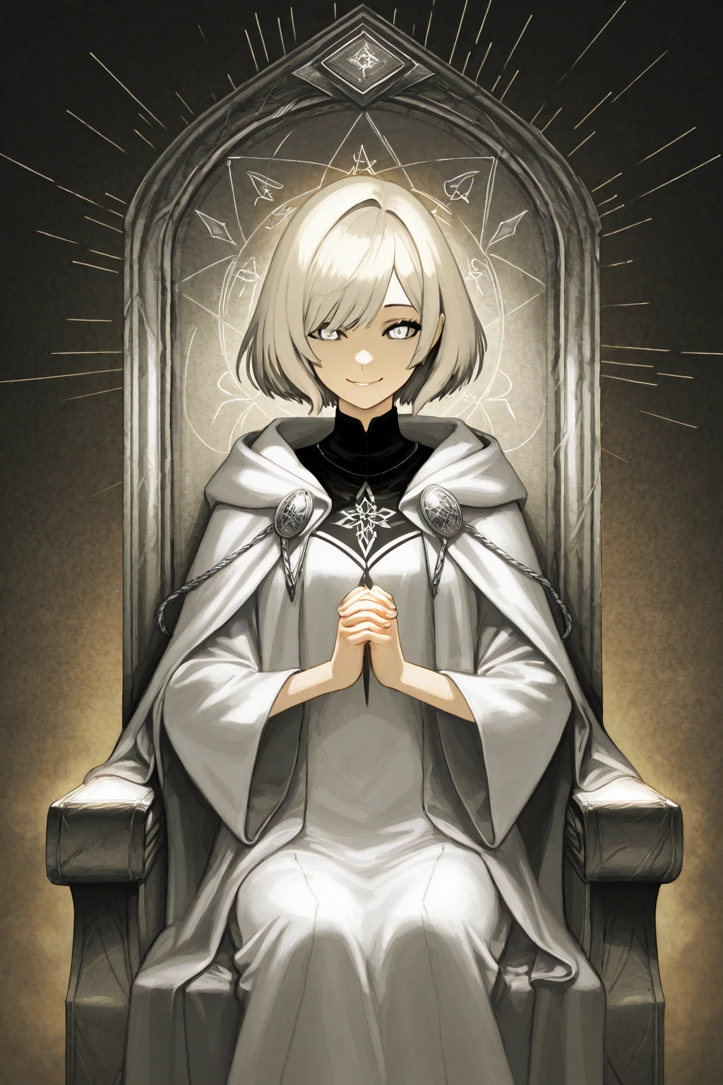 anime artwork anime artwork, adult beautiful woman, tall, high quality, best quality, highres, high detail, rim lighting,from below, <lora:Outfit_hud-WhiteNunCosplay:0.50> elsa \(frozen\), (blue:1.1 cotton dress), gossamer cloak, (frost magic), (snowflakes), platinum blonde braid, garb_g1, nun habit, elaborate (gothic black off- shoulder dress), crystals, charms, rhinestone crosses, ((stockings)), frills, headdress, standing, cathedral, stained glass windows, ((art by Yoshiyuki Sadamoto)) (cel shaded), line art, zooming out, . vibrant, studio anime, highly detailed . anime style, key visual, vibrant, studio anime, highly detailed
