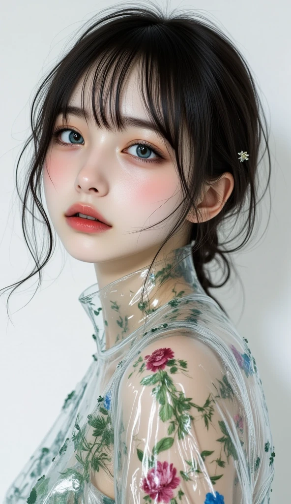 From Side, Photorealistic, Official art, Unity 8k wallpapr, 8K Portrait, Best Quality, Very high resolution, (Incredibly beautiful nature background:1.6), One girl, One beautiful teenage italian girl, , Obscene, (Sexy and glamorous:1.1), (A coquettish expression:1.6), (small breasts with raised pink areolas,:1.6), Vulgarity, (seductively smiling:1.2), (full body1.0), (erotic posing:1.5), (Magic Attack Pose:1.6),(magical effects like sparkles or energy:1.5), (Electric shock from hands:1.1), (Detailed blue bodysuit with beautiful fractal or marble design:1.5), (Beautiful and d delicate ruby, topaz, emerald and sapphire jewelry:1.45), Beautiful seductive face, Portrait, (Thick eyebrows:1.2), (Big purple eyes:1.2), Beautiful eyes with fine symmetry, (Ultra detailed eyes:1.4), (High resolution eyes:1.1), Intimate face, (ultra detailed skin texture:1.4), White skin, pale skin, Perfect Anatomy, Thin, (Beautiful toned body:1.1), Hair Bow, (Moist skin:1.1), full of sweat, No makeup, dark circles, Good anatomy, Focus Face, goodlooking, (Emilia Clark:0.6) (Emma watson:0.3),(Jennifer Connelly:0.4), (sensual face:1.5), Elegant face, Nice, Dolce, Cyberpunk Sci-Fi, (Gauntlets with intricate and beautiful designs:1.2), Blurred background, Blurred foreground, depth of fields, (Motion Blur:1.1), Complex and colorful biomechanical bodysuit, Zentangle, mandalas, Entangled, (Small breasts:1.2), Sheer breast, (Beautiful :1.2), (NSFW:1.2), large hips, drivel, Juice stain, grabbing on breasts