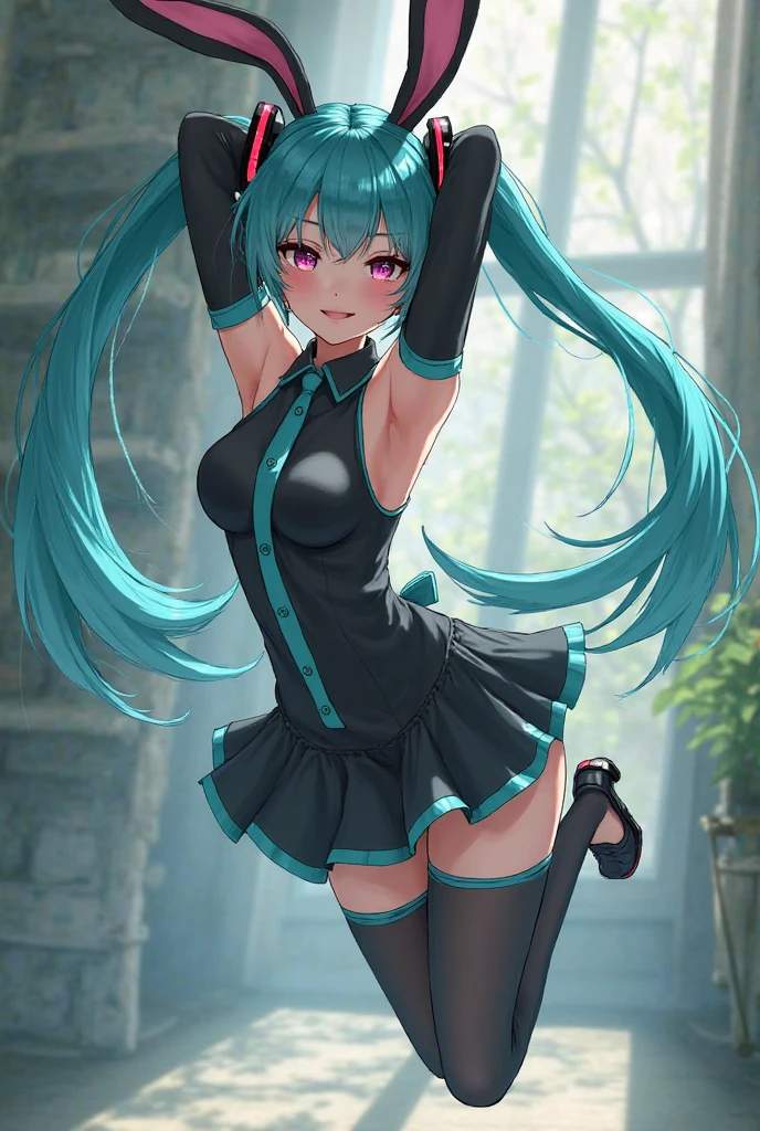 (Finest details:1.2),(Detailed full body RAW photo of young girl), (sleeveless sweater, Pink, white, Horizontal stripes :1.3), Take pictures together, delicate eyes, mascara, beautiful eyes and face, (white skin), jump, Sweaty, Laugh happily, running , positive, Lively, raise arms,Extremely detailed CG,Delicate, beautiful and delicate face,Delicate, beautiful and delicate eyes,depth of field,Ray tracing