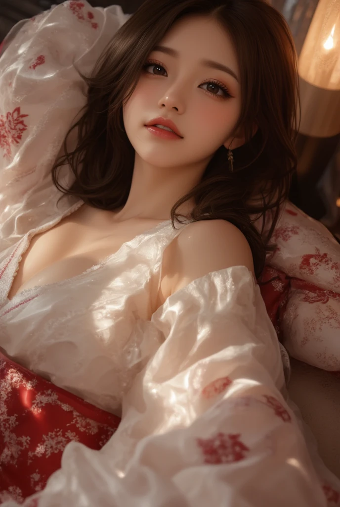 highest quality、8k Masterpiece、超A high resolution、(Photorealistic:1.3)、RAW Photos、1 girl、Red Charm、Angel tattoo on thigh、sex、naked、Wearing geta、Silvery white super long hair、Long Hair、Glowing Skin、1. Super beautiful female samurai soldiers、((Ultra-Realistic Details))、Portrait、Global Illumination、Shadow、Octane Rendering、8k、Super sharp、Beautiful breastetal、Cold colors、Very intricate details、Realistic Light、CGSoation Trend、Beautiful Eyes、Shining Eyes、looking at the camera、Neon Details、20age、Cute face、Intelligence、Obscene、Extremely erotic、Moe、whole body、Healthy Body、The background is Yoshiwara in the Edo period and Japanese-style red lanterns、Running lights、Tatami room2Floor、love、Charm、mischievouore sexy、Hands on chest、Make your background more vibrant、Fantasy、Angle to toes、Whiter skin、Standing posture、More realistic facial features、anger、Retrospective、wide shot、full body、More realistic Japanese faces、Hair flowing in the wind、Angel、smile、golden screen