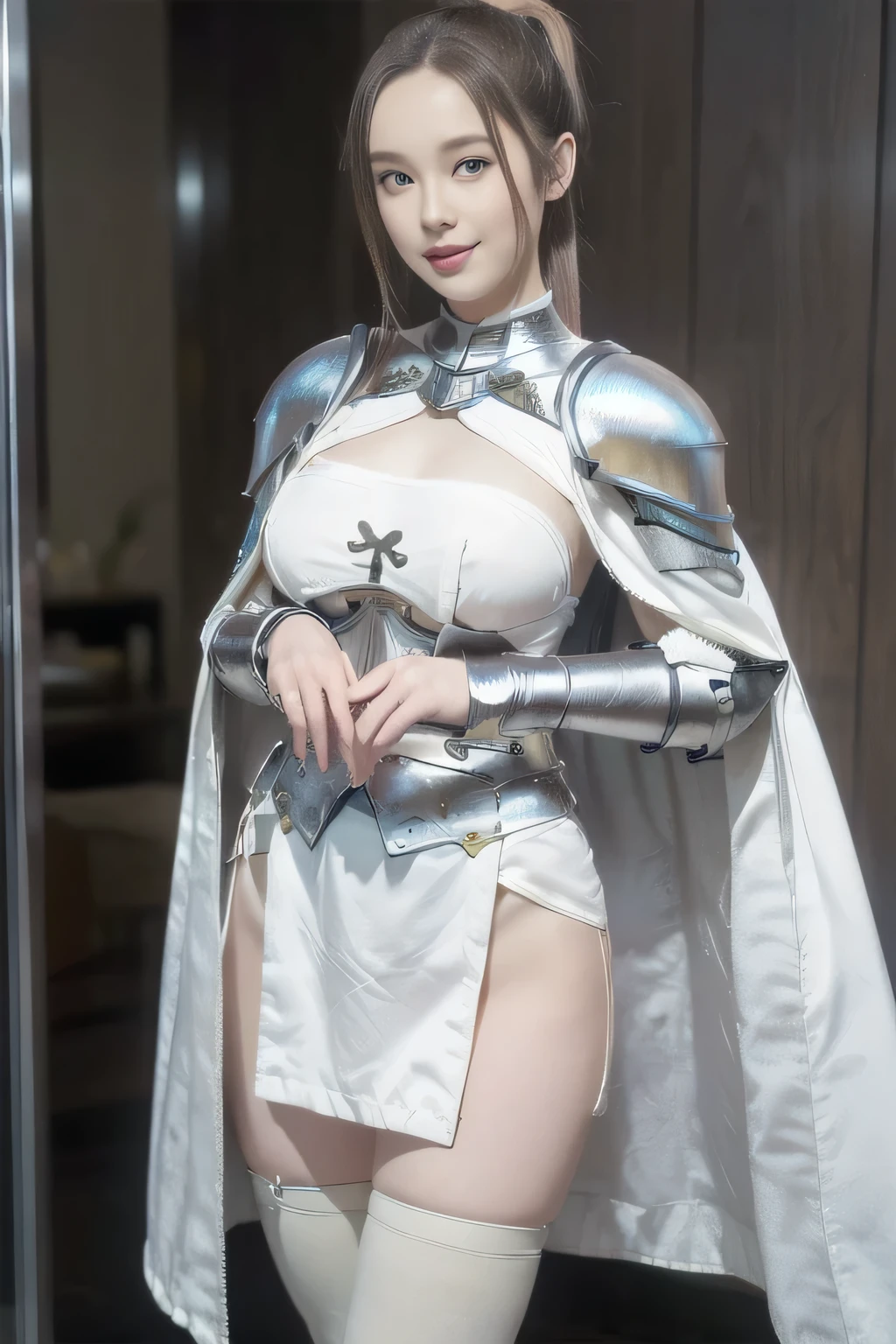 (High resolution,masterpiece,highest quality,Very detailed CG, anime, official art:1.4), realistic, photograph, amazing detail, everything is complicated, shiny and glossy,Amazing number of layers, 8K wallpaper, 3D, sketch, cute, figure,( alone:1.4), perfect female proportions,villain&#39;s daughter, (Fusion of dark brown cockroach and lady:1.4), (brown cockroach woman:1.2), (brown cockroach woman:1.2), (Fusion:1.2), (alone:1.4), (evil smile:1.2), muscular, abs, (Cockroach brown exoskeleton bio insect suit:1.4), (Cockroach brown exoskeleton bio insect armor:1.2), (brown transparent cockroach feathers:1.4), (Antennae of brown cockroaches:1.3),