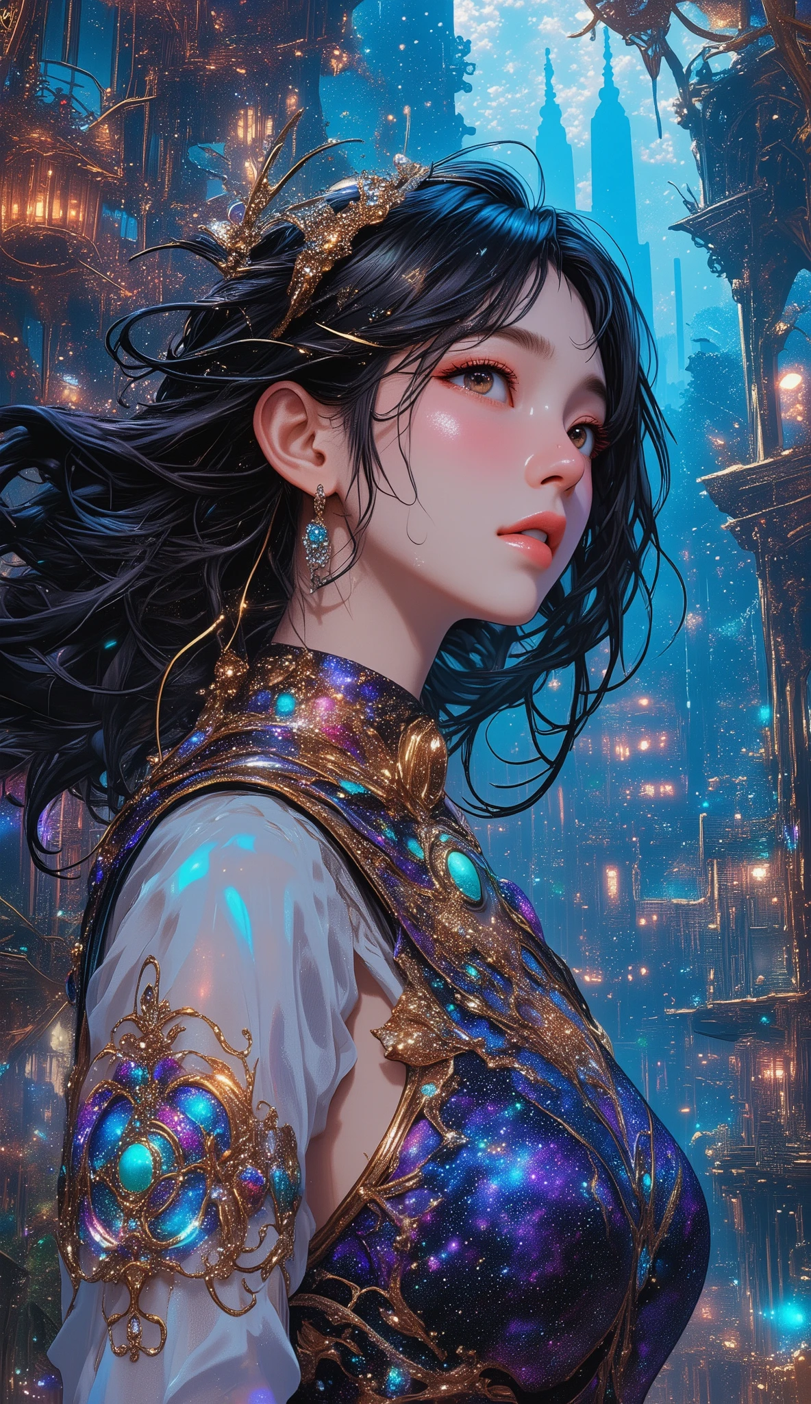 A single, vibrant blue rose, encircled in a perfect circle, delicately placed on a clock face with intricate silver hands, against a pristine white backdrop.