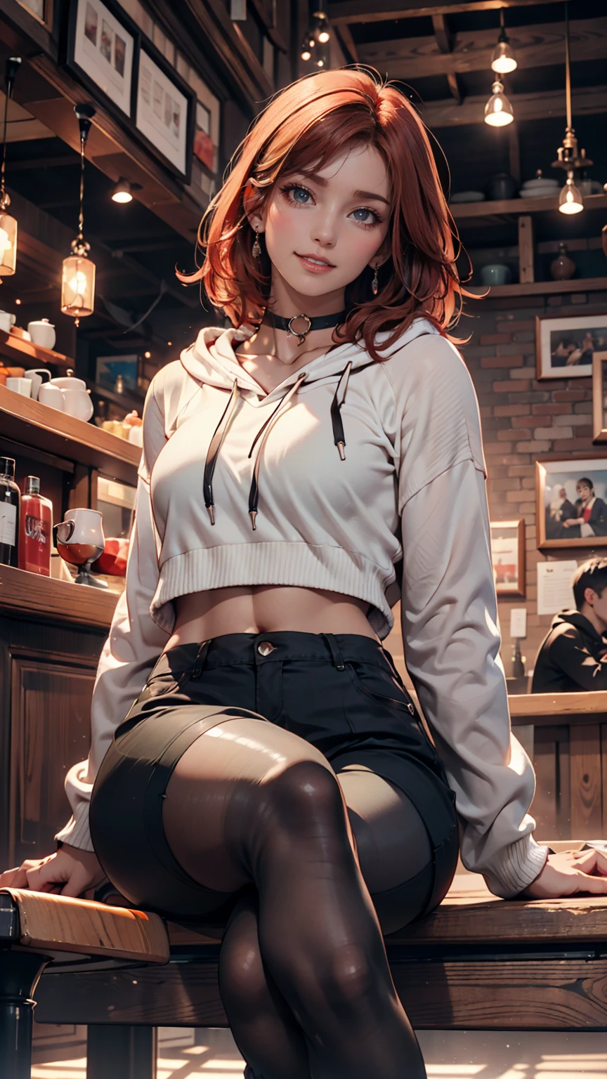 Pretty Asian girl, idol, extremely detailed CG, 8K High Quality, Depth of field, Cinematic Light, Lens Flare, Ray tracing, beautiful lips, lots of cute soft freckles, beautiful detailed eyes, intricate detail face, ultra detailed skin, 1girl, in the dark, deep shadow, front shot, face forward, she has red lipstick, big eyes, black eyes, random position, pale skin, flashy orange hair, orange eyebrows, very small perky breasts, very nice detailed cleavage, looking at viewer, coy smile, she has lots of tattoos, must wear a shirt, (she wear low waist tight soft pale VELVET dolphin shorts), tight t-short with logo that matches shorts, wide gap between thighs:1.6, view full body from head to toe shot, navel piercing, wear cat ears headband, wear high thighs socks , loops earrings, piercings, jewelry, lots bracelets, at the amusements park, (Intense sex appeal of young women), (woman who makes erotic temptations), (she reaches an amazing orgasm)
exhibiting idol-like features, emerges from the depths of shadow in an extremely detailed CG Unity 8K wallpaper. Her beautifully sculpted face boasts intricate details, with ultra-detailed skin that appears almost alive, midriff, she's thick