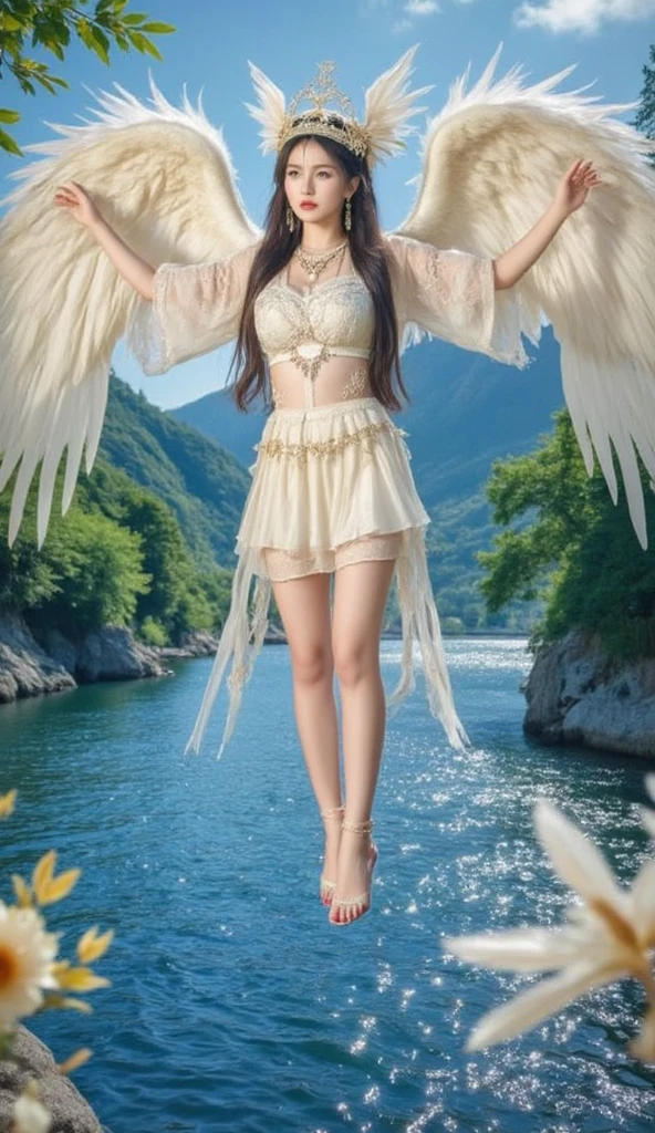 She is a stunning beauty,Slender and perfect figure,Stunning appearance shows fresh and pure charm。Her tall and slender figure is like a tall pine tree,It’s as if the mysterious power of nature has given her unparalleled elegance。
Her bright and crystal eyes are as clear and transparent as lake water,It seems to penetrate people'of heartss,See through everyone's true inner world。Her eyebrows are slender and elegant,slightly upward,Exudes confidence and wisdom。Her long eyelashes raised slightly,dance like a butterfly,Brings a dreamy and charming atmosphere。
Her skin was as fair as snow,Delicate and smooth,As if dyed with a warm luster by nature。Her face has soft linequisite facial features,Especially those petite and delicate lips,open slightly, Reveal a sweet smile,Bring warmth and care to someone'of hearts。
Her long hair is as flowing and shiny as a waterfall,gently brushing your shoulder,It exudes a faint floral fragrance。Every hair is arranged in order,As if it were a masterpiece crafted by the most skilled artist。When the breeze blows,Her hair also flows freely,As light and comfortable as angel wings。
She has a curvy figure,Perfect interpretation of female femininity and elegance。A slender waist and plump hips complement each other perfectly,Show health and vitality without losing feminine charm。Her legs are thin and straight,The delicate skin is slightly shiny in the sun。
In a nutshell,This stunning beauty has stunning looks,The slender and perfect figure complements the pure temperament,No matter which angle you look at her from,Everyone will be attracted by her radiance。