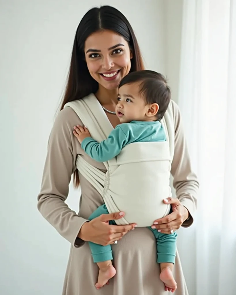Negroid、female、Holding a baby