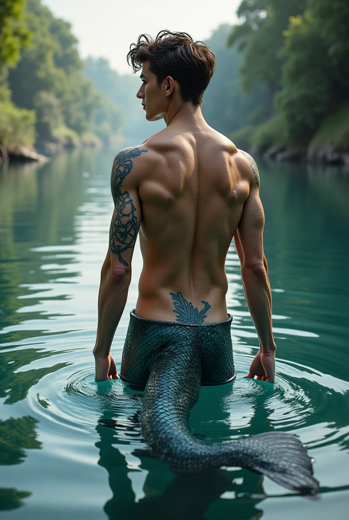 chris evans as a sexy mermaid