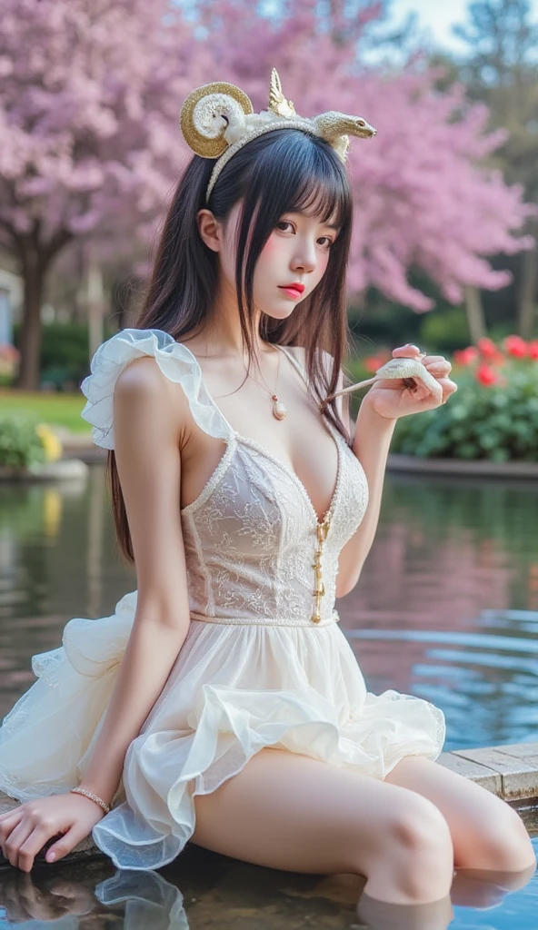 NSFW,sehr erotisches Bild,Jung,very beautiful pretty girl in victorian style outdoors in the rain,totally soaked,Man kann durch die Kleidung sehen、young woman、1. Platz **Mode**: Viktorianische Erotikmode zeichnet sich durch ein elegantes und sehr erotisches Design aus,Highly detailed face and body,Ruffles and laces、Korsetts,Lace underwear,legwear、Versuchen Sie, Elemente wie lange Kleider einzubauen, Weites, unbuttoned dress, where you can see more of her erotic body。 2. **Frisur an**: Die Frisuren der Frauen im viktorianischen Zeitalter sind oft komplex und zart。Upstyling und Curling、Es ist auch eine gute Idee, to provide the hair with ribbons and floral ornaments。 3. **Funktionen**: Facial features of girl with soft features、beauty:、kawaii、Beautiful 5. **Accessorized**: Accessoires spielten im viktorianischen Zeitalter eine wichtige Rolle。Hats、Halskette、Handschuhe、Regenschirme, etc.、Durch das Zeichnen von Accessoires mit Liebe zum Detail、You can add personality to your character。 beautiful dress、Blumen、Luxurious Costumes、Pink dort、Pastellfarben.