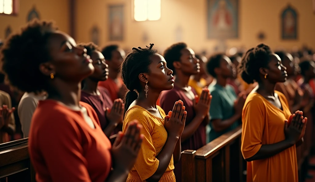 Women revival prayer meeting