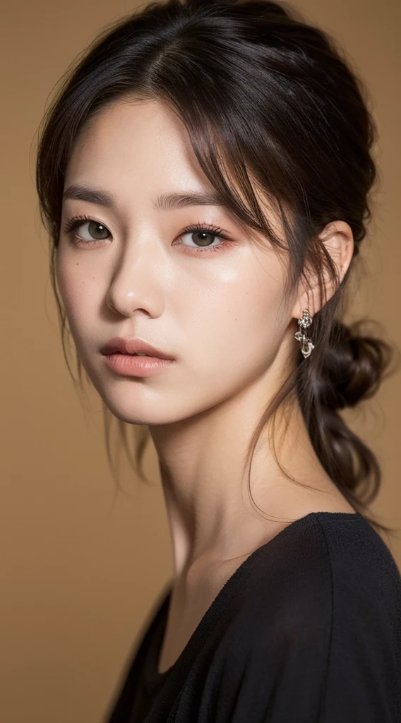 Focus on people。Create and express the best shining composition of the person in a realistic way。((masterpiece))、(((top-quality)))、((ultra-detailliert))、(A hyper-realistic)、(highly detailed CGillustration)、(extremely delicate and beautiful)、Girl a masterpiece、top-quality、Realistic skin feeling、Realistic fabric、We will introduce a realist illustration focusing on the center front of girls with realistic and ultra-detailed eyes.。This is the absolute rule, and the following sentence expresses the image quality。 The greatest painter in human history meets an unparalleled beauty、It is the greatest masterpiece in the history of the Inuiku Ichigo, which depicts the most beautiful figure of a lifetime.。 Create stunning anime artwork that is currently trending on seaStation、Introducing exquisite beauty and seductive aesthetics。Hair is tied up
