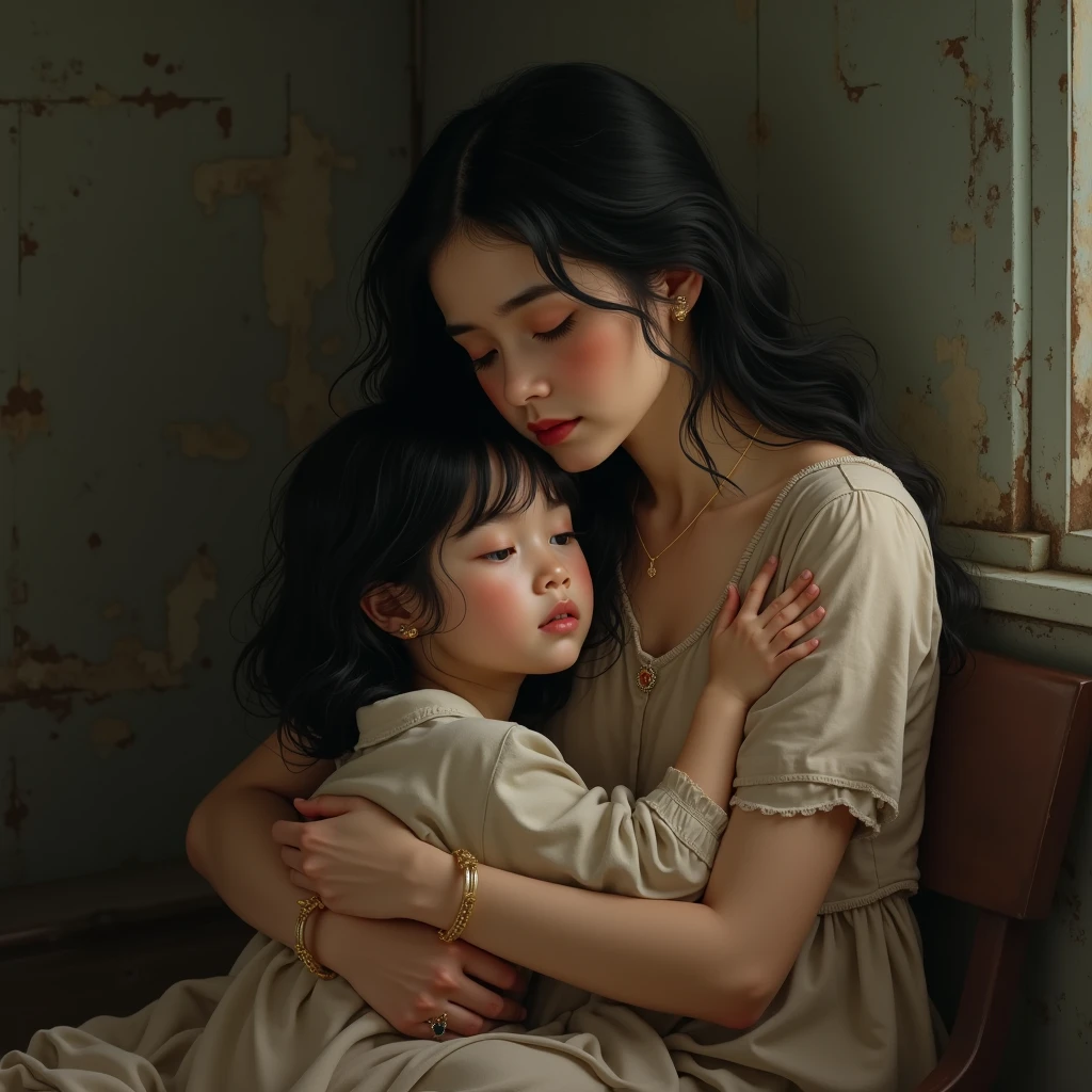 Three beautiful little girls in sailor suits((Slim,Petite)),Hugging and kissing。Photoreality,photore,tmasterpiece,hentail realism,hentail realism,Photoreality,hight contrast,The photorealistic digital art trend is detailed and realistic in Artstation 8k HD HD, A detailed, skin textures, ultra - detailed, realistic skin textures, armature, best qualtiy, 超A high resolution, (真实感:1.4),, A high resolution, A detailed, RAW photogr, Sharp, Sleep in a hug author:Lee Jeffries Nikon D850 Film Stock Photo 4 Kodaport 400 Camera F1.6 shots, Rich colors, Ultra-realistic realistic textures, Dramatic lighting, unrealengine artstation cinestill 800 trends,