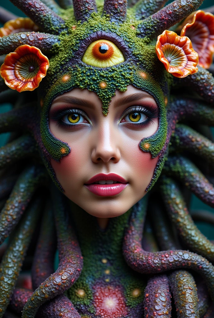 blue Tara Reid coding, a lot of wires on body, by francis bacon, by ayami kojima, by amano, by alex grey, by zdzisÅaw beksinski, by takato yamamoto, radiant colors, ultra detailed, high resolution, wrapped thermal background, <lora:cactexa:1> cactexa, cactus