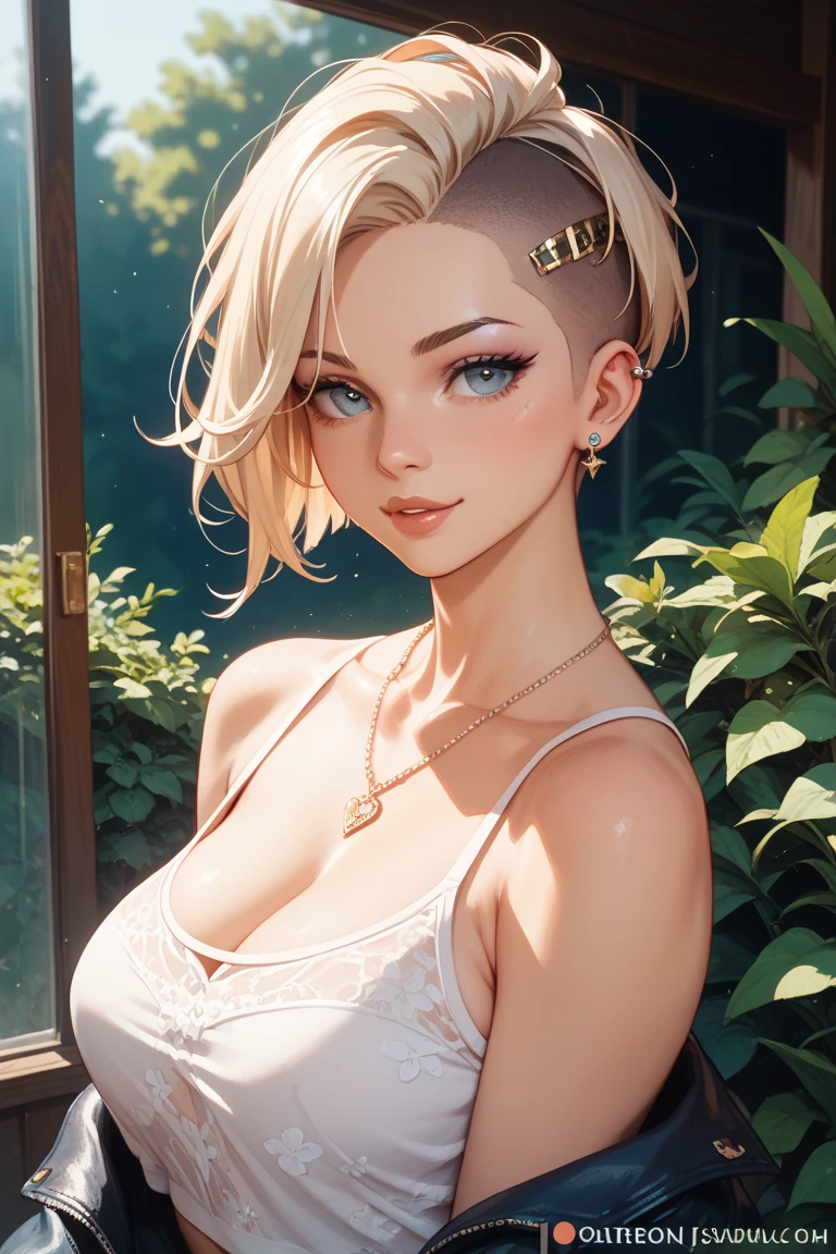 short hair, Short hair with bangs, Woman with pretty face,Cute little face, French Bob, White skin, Short brown hair and big eyes, Full body portrait shot 8k, Beautiful light、Big eyes, Beautiful woman, Young woman with bob cut, Full Shot,Best image quality, Completely naked