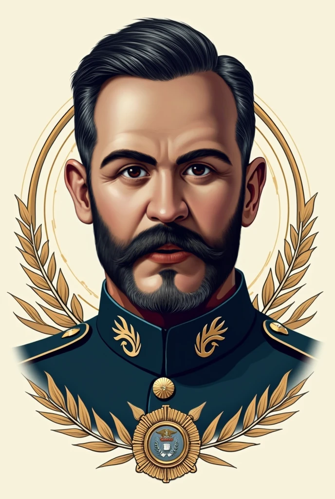 <lora:HoiIV1V2_safetensors:0.7>
A latino man, German general, short hair, WW2, Thick beard, Wide jawline, Vengeful, Upturned nose, black suit, gradient background, full face, solo, highres, highly detailed, (intricate details, hyperdetailed, muted color:1.0)