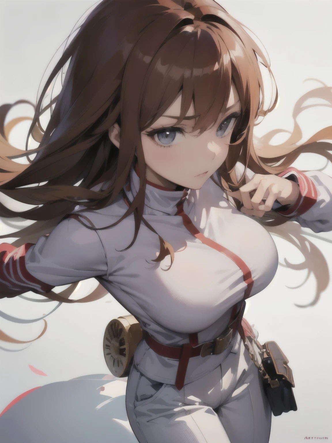 masterpiece, best quality, 1girl, <lora:Shirley-10:1> <lora:shimadaFumikaneStyle_v2:0.8>shirley,smile face,Bunny Ears,striker unit,flying,goggles, military uniform,