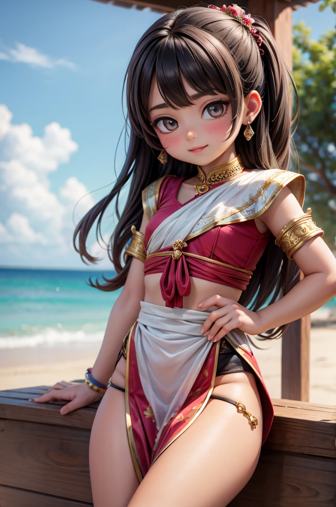 (:1.7), (arabian girl:1.2) perfect face, (chubby:1.5) midriff