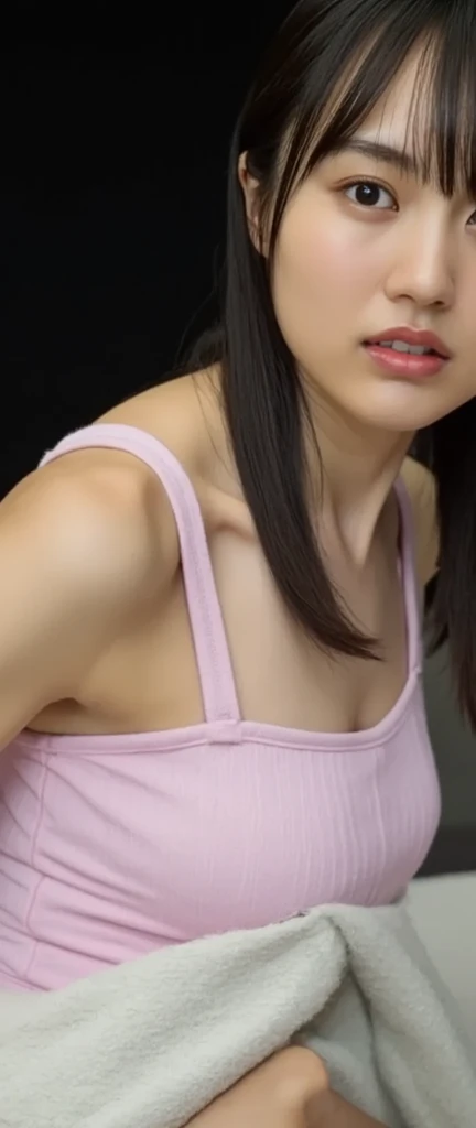 8K, RAW Photos, Fujifilm, ((Highest quality)), ((masterpiece)), (detailed), ((in the Tennis court)),((one girl)),長い髪と白いトップを持つアラフェアジア人woman, (no panties),美しい韓国人woman, 美しい若い韓国人woman, Young and adorable Korean face, ゴージャスな若い韓国人woman, Korean Girls, Girl cute beautiful face, 韓国のwomanアイドルの肖像, Young and pretty Asian face, Cute natural anime face,Asian pretty face,((glistening eyes)),((glistening eyes )),((large eyes)),(( pretty eyes)),((nipple)),(detailed),Perfect Face,((One girl)), ((clear eyes)),(scrawny:weight1.0〜2.0), (completely nude:1.8),iris, Elevation, space, (Natural Light), Dramatic lighting, Chiaroscuro, Emotional depth,woman,((nude)),((show off nipple)), ((flat chest:1.4)),naked,slender, (a short bob),(well-groomed hair),delicate,Small breasts,((Small breasts)),the body is slender,Beauty,Beauty,4K quality,Young face,Big eyes,Brown eyes,Perfect Face, 14years old,breasts are very small,Model Body Type,Cute Face,Pink nipples,Symmetrical eyes,Glowing eyes,Natural smile,((Always show your boobs)),((Gaunt)),beautiful,((a short bob)), ((half body)),( topless models hoot style),((intricate choker necklace)), (embarrassed blush:1.3),(steam:0.8),(wet:0.8),(sweat:0.8),(trembling:1.3),(parted lips:1.4),(harf open eyes:1.6),(feeling weak:1.5), (lips),(intricate earrings),((nipple)),((woman posing for a photo)),Photo from the waist up, Fine-boned face, (beautiful fingers),(beautiful hands),((micro mini skirt))