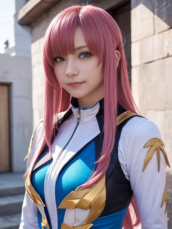 A semitransparent zerosui, Velvet bra, zerosuit, contrast, god rays, Blue eyes, pink hair, woods background, absolute intensity,
