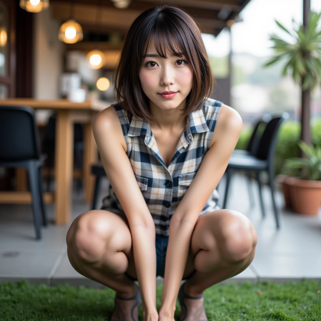 perfect full body,thai 1girl,short dress,smile,realistic,looking at viewer,sitting,single braid,short sleeves,
best quality,masterpiece,illustration,an extremely delicate and beautiful,CG,unity,8k wallpaper,Amazing,finely detail,masterpiece,official art,extremely detailed CG unity 8k wallpaper,incredibly absurdres,huge filesize,ultra-detailed,highres,extremely detailed,beautiful detailed girl,realistic,full frontal,light contrast,blurry,Beautiful eyes,outdoors