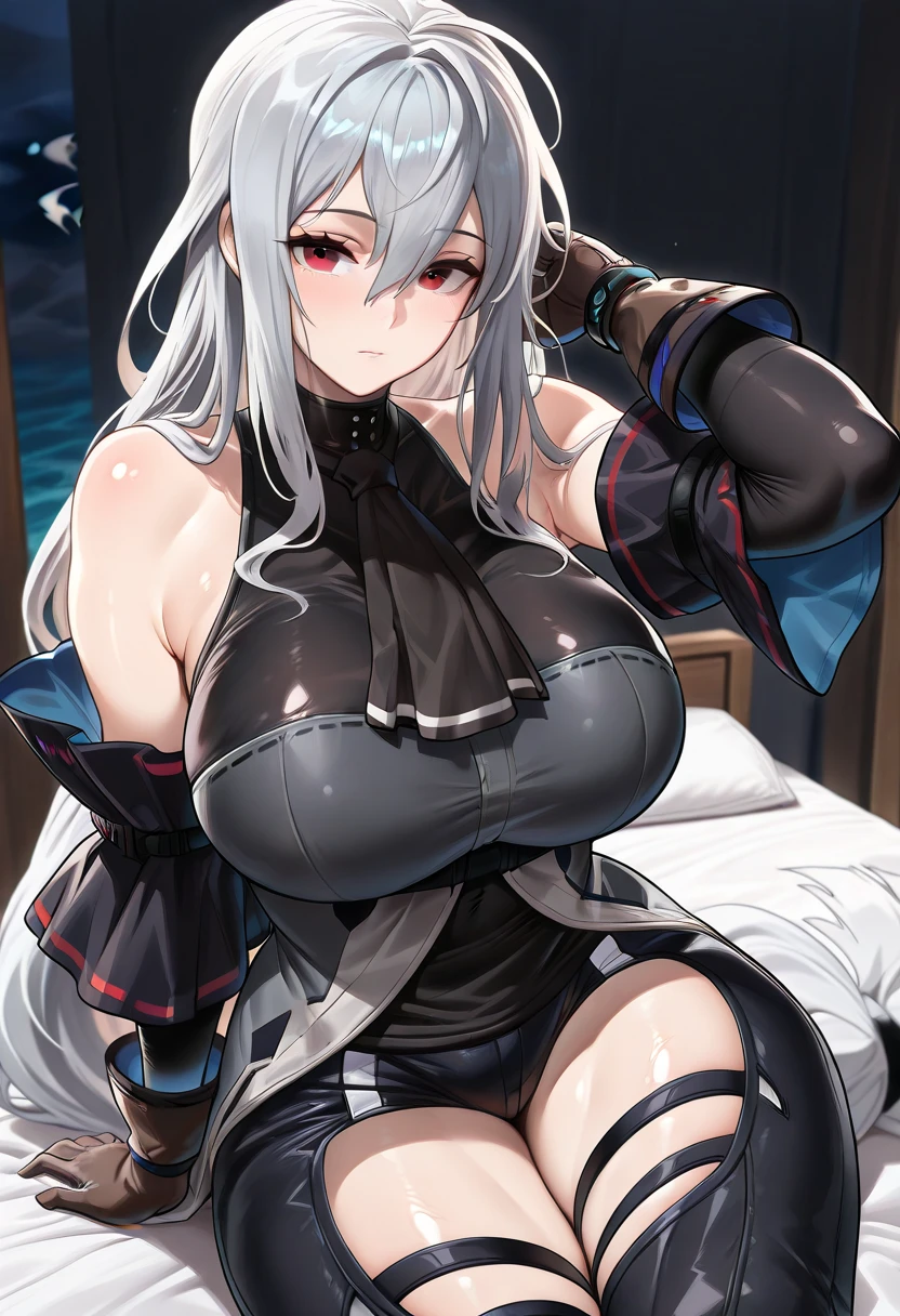 4K,High resolution, (Highly detailed CG,8k,wallpaper,(Tilted angle))、One ,(((whole body))),(Clean detailed eyes),((samurai、Character portrait)),(((Put out the nipple)))),((NSFW)),(Huge breasts),(Huge breasts),(Huge breasts),(Huge breasts),(((Huge breasts))),(Beautiful and shapely breasts),Light-colored hair、Cute hairstyle