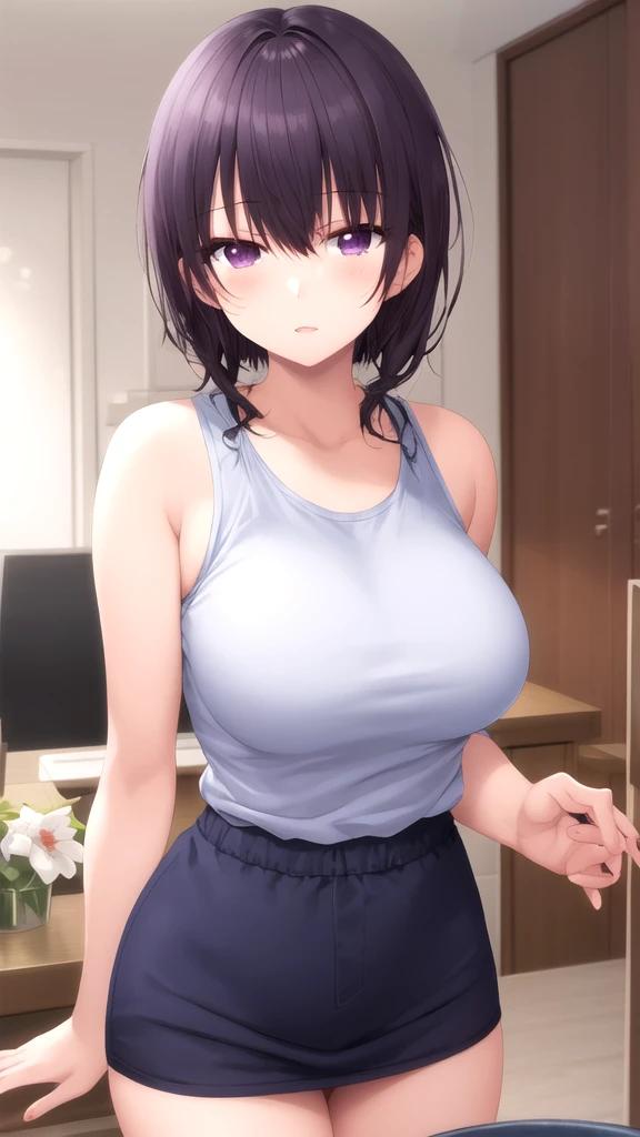 (((Perfect body,White and tender skin,(((ruanyi0533,blue pants,collared shirt,short sleeves,striped,sneakers,white shirt,))),(((hyuugahin,hyuugahin,hinata\(boruto\),hyuugahin, "black long hair", blue eyes,blunt bangs))),((masterpiece)),high resolution, ((Best quality at best)),masterpiece,quality,Best quality,((( Exquisite facial features,Looking at the audience,There is light in the eyes,blush,Happy,lol))),))),(((Light and shadow,Huge breasts))),(((Looking at the camera,black background,)))),