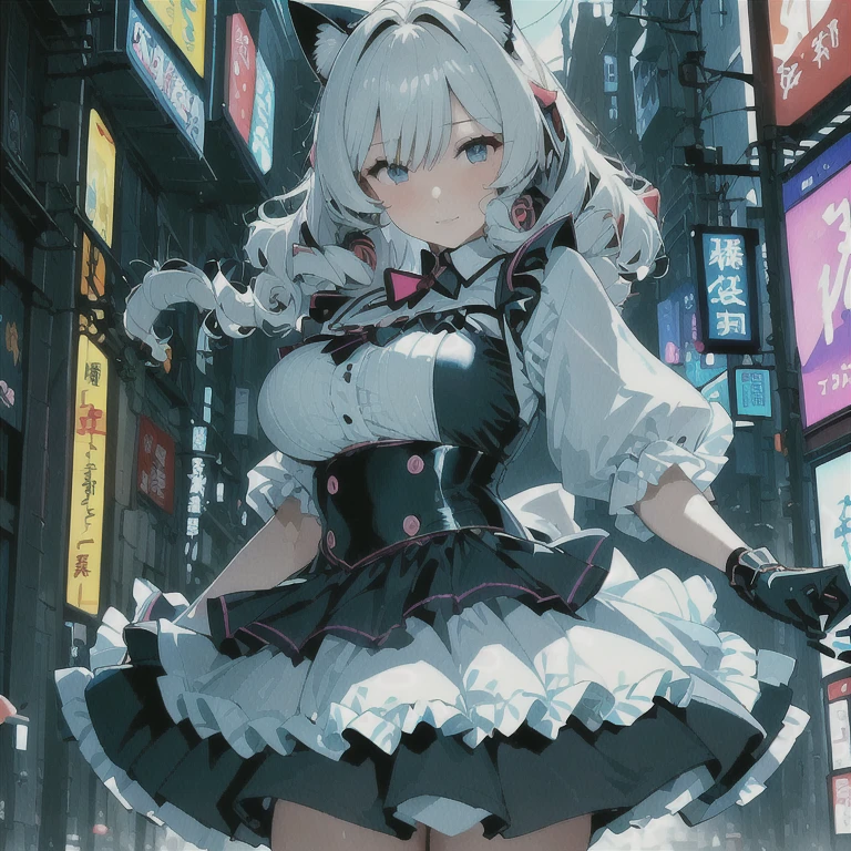 nekomimimaid_SDXL4 v1.0