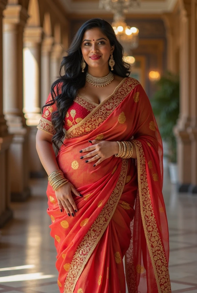 Saree big ass woman