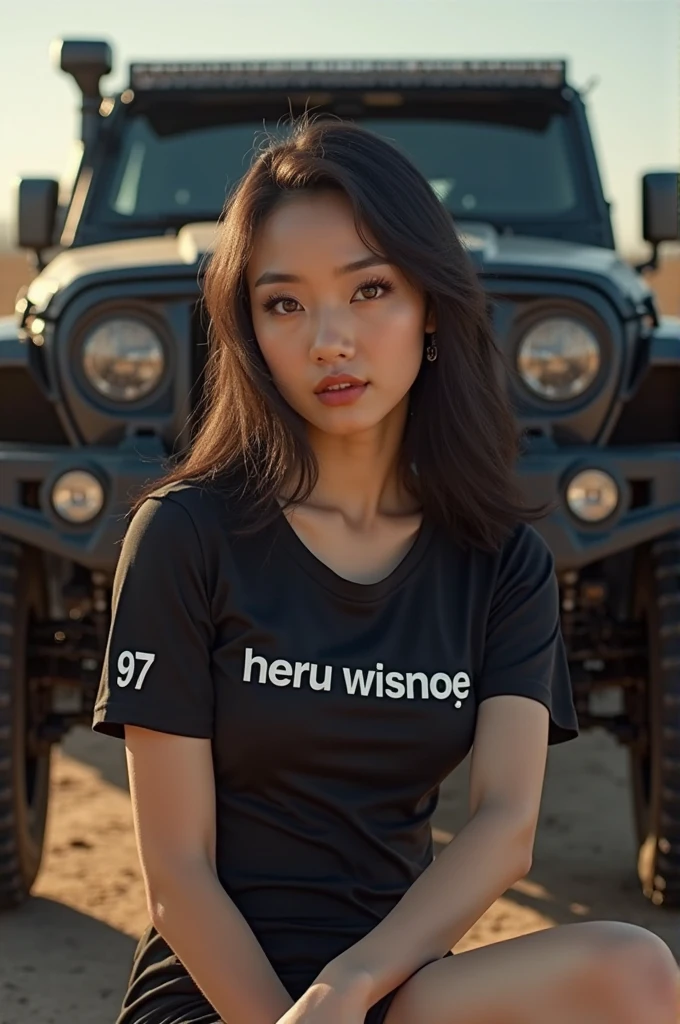 ((CROPPED CROPPED 77 NUMBER TSHIRT)), ((HIJAB GIRL STYLISH)) & ((WEARING HOTPANTS)), masutepiece, High quality, UHD 32K, Realistic face, Realistic skin feeling , A Japanese Lady, 5 matured lady, , Very cute (((FLAT CHEST))), (Night time at forest), ((look In front  at the camera and SADNESS)), (((CUTE GIRL))), ((Gigantic:1.44))