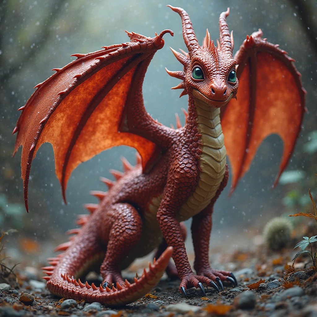 Alone, dragon, detailed face, rude face, detailed body, Whole body, 5 fingers, Detailed hands, green eyes, detailed eyes, raising eyebrow, short hair, brown fur, 2 arms,raised butt , Men underwear, yellow underwear,