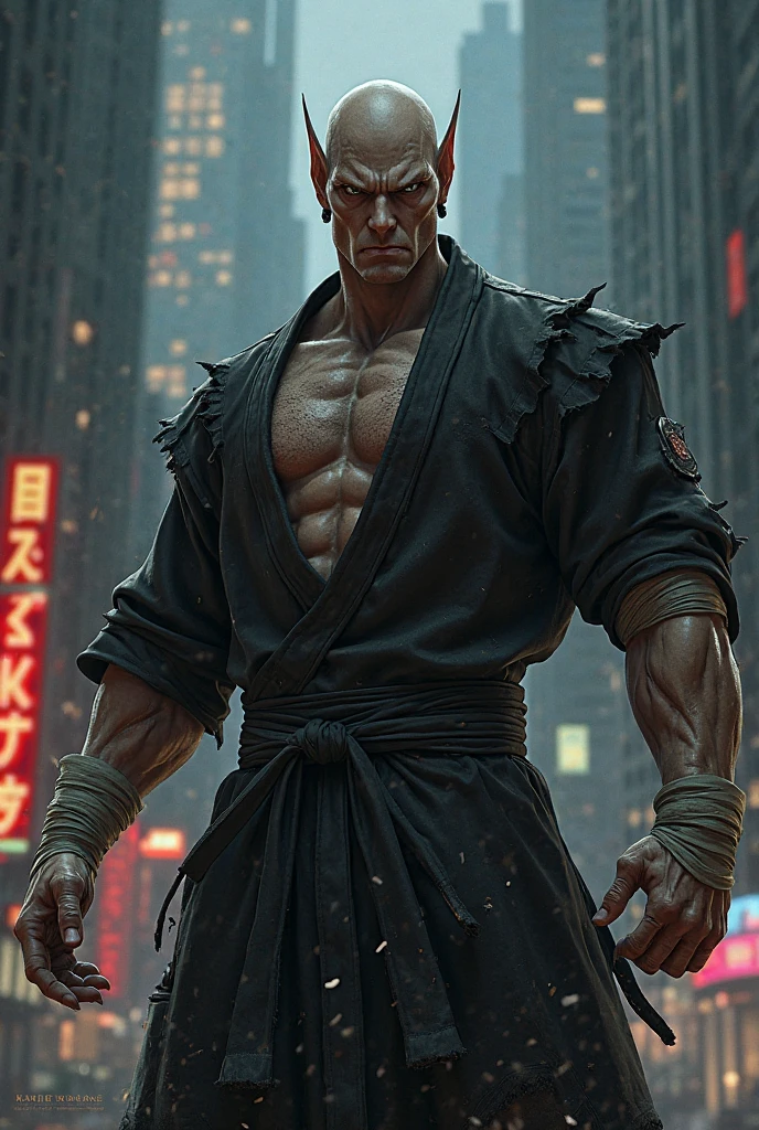 male, full body, (muscular, full nude, only Glowing cyberpunk future helmet, only kimono, only fundoshi,) realistic, night, realistic,