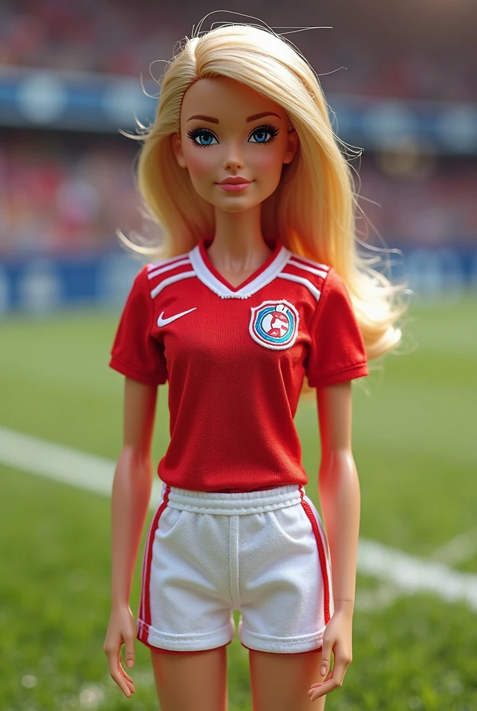 Barbie with Corinthians t-shirt