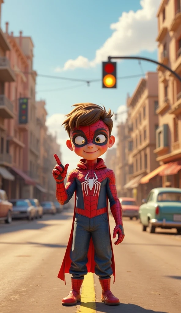 ((bordas e contorno de uma carta de baralho)), (number 10 in the upper left and lower right corner), ((no centro da carta o homem aranha estilo pixar)), cartoon, altamente detalhado, carta de alta qualidade, super realista, detalhes intricatos
