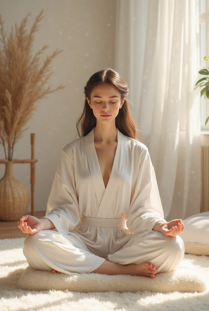 Woman and inner peace