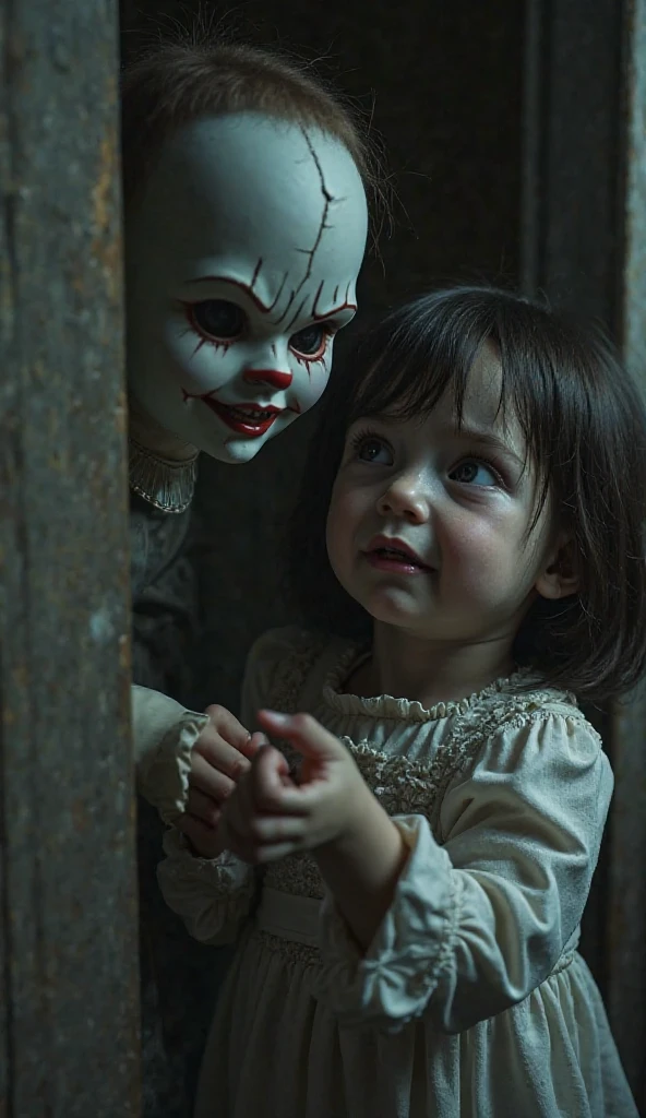 Gene Otto boy speaking with Robert the cursed doll