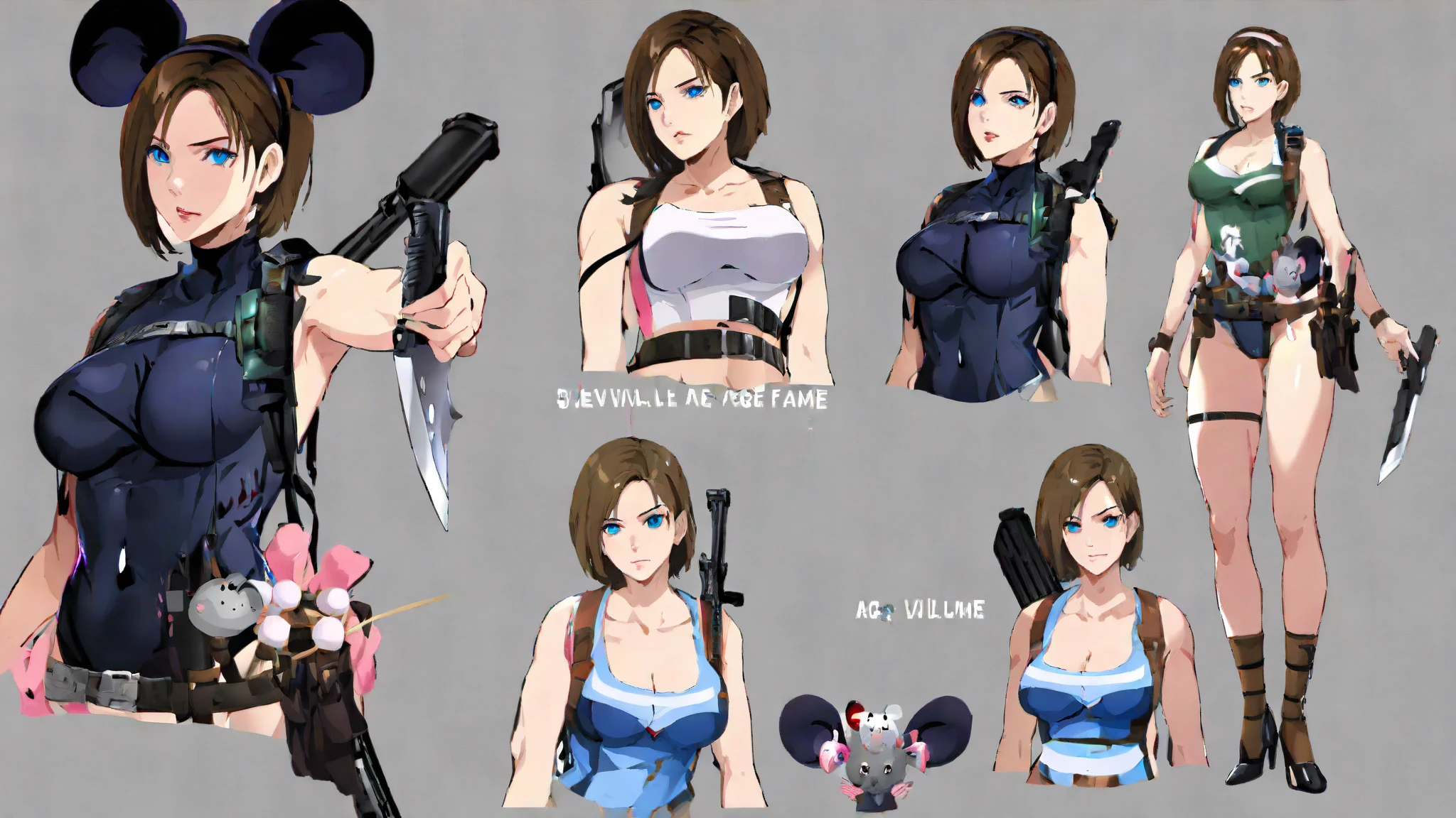 A dark-haired　guns　ember