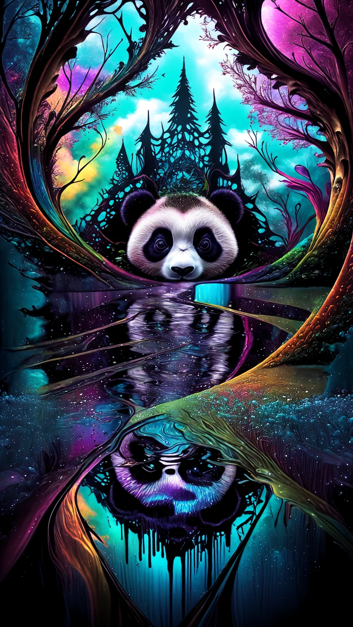 fracolor panda