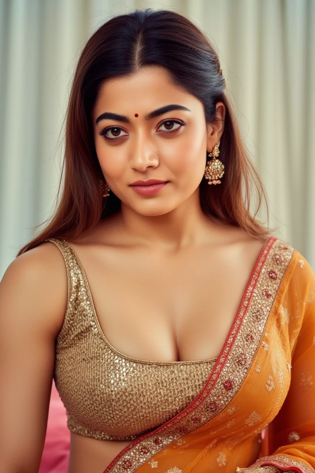 extreme closeup photo of ntg avika gor seductive look
