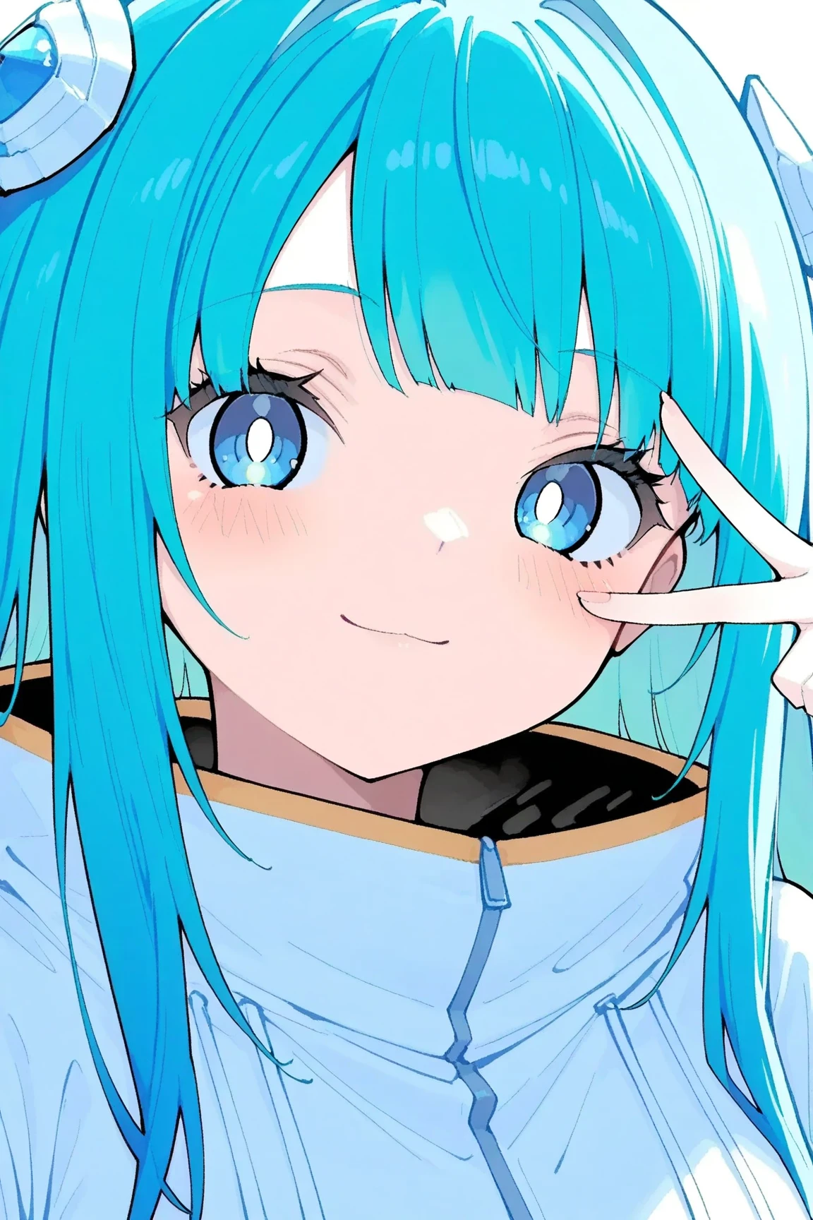 masterpiece,best quality,1girl, (solo), pov, <lora:bulma_v1_1:0.7> bulma, smile, school uniform,
