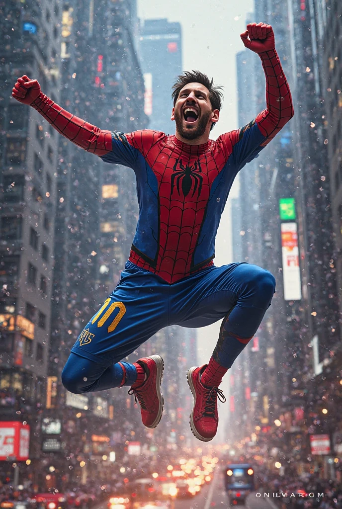Muslim
Spiderman kicking LGBTQ flag