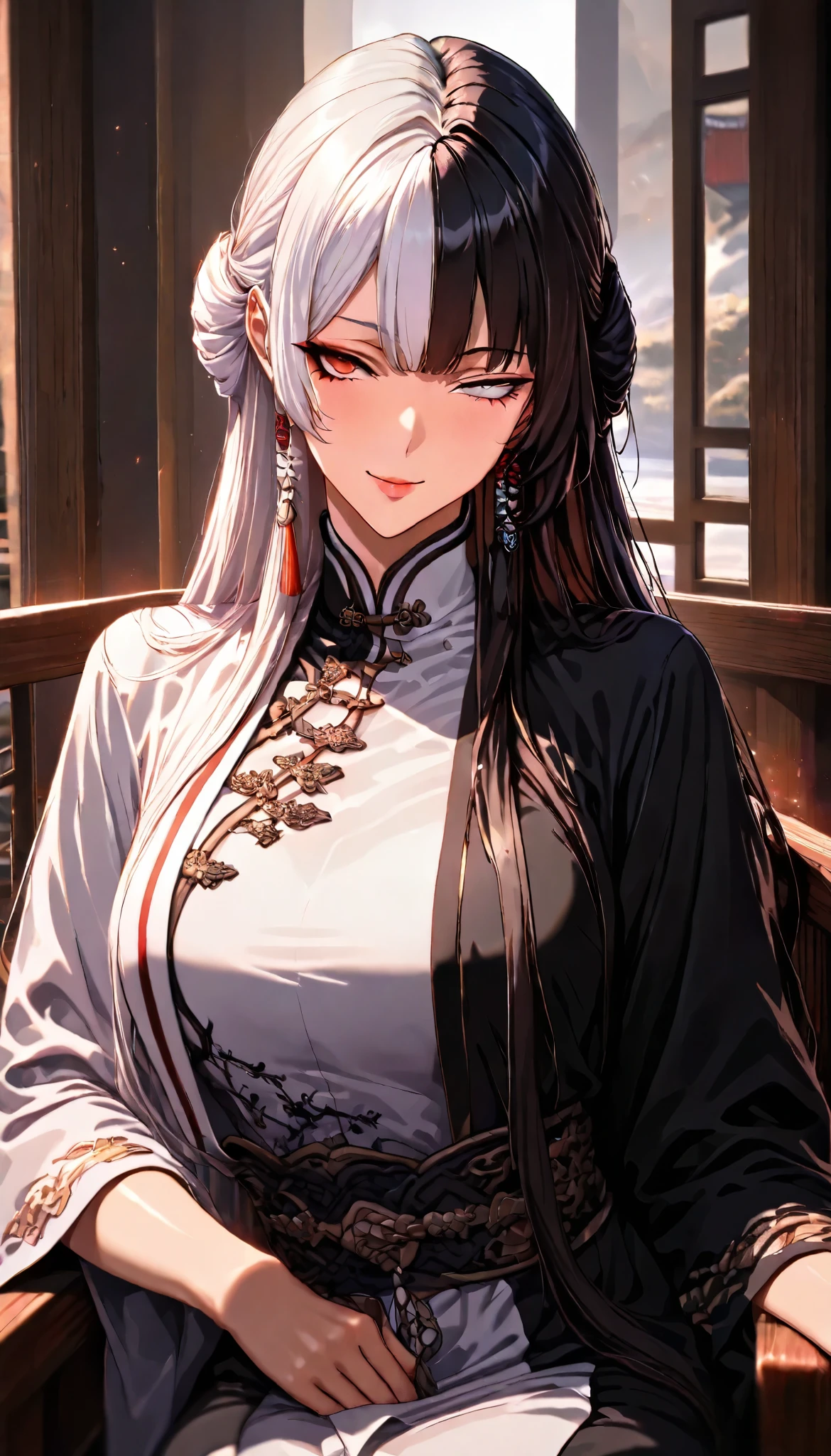 white hair
