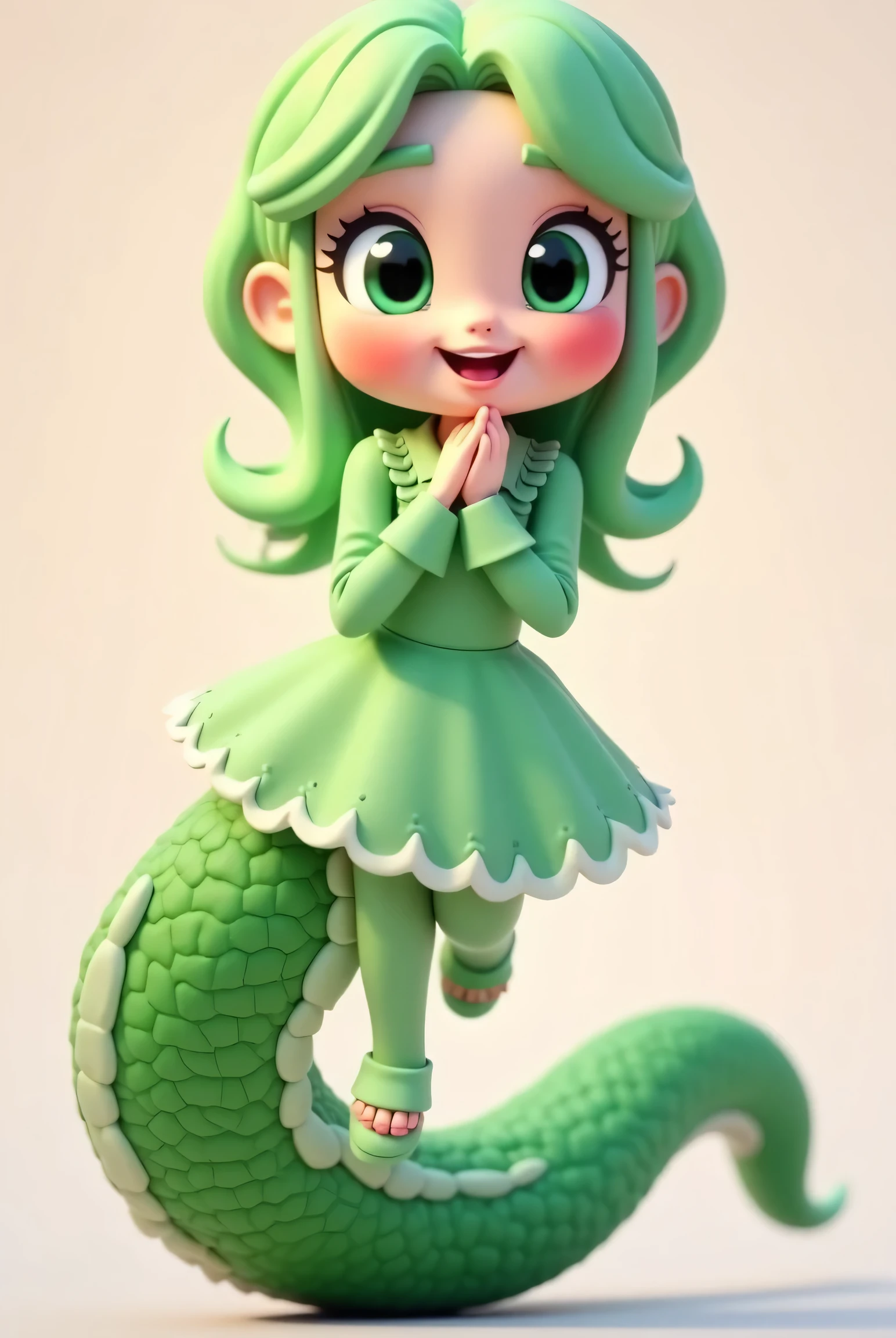 ( masterpiece, best quality:1.2), 1Snake girl , unique