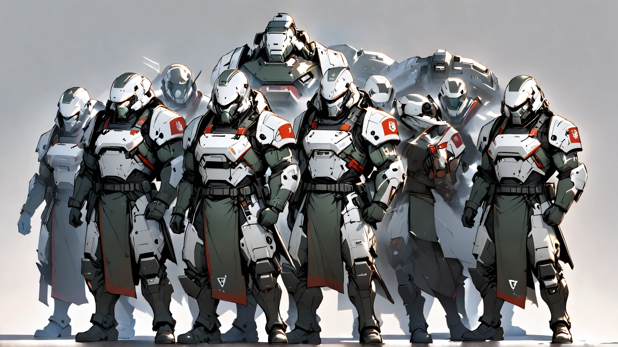 A science-fiction regiment , oc troops with a totally original.