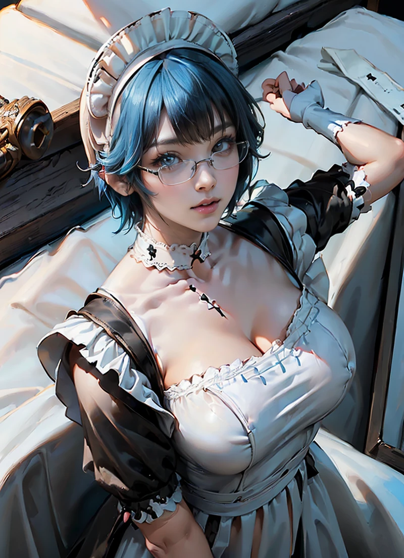(((Rei Ayanami LORA:1.8))), ((gown:1.5)) ((off the shoulder)), style, ((intricate gown)), anime style, (((dark elf))) (((Victorian gown:1.5))) (((smoldering eyes))), ((Short hair:1.5)), ((blue hair:1.5)), 8k, 4k, Unreal Engine 5, octane render, trending on pixiv, ((puffy gown:1.7)) ((intricate lining on gown:1.4)), (((puffy sleeves:1.5))), fanbox, skeb, (((long sleeves:1.5))), masterpiece, ((glittered gown:1.2)),(skindentation:1.4), ((decorated sleeve cuffs:1.3)), wide hips, (full lips:1.5), ((cleavage cutout:1.4)), (((underboobs:1.2))), smooth soft skin, big dreamy eyes, beautiful anime wide eyes, soft lighting,((official art)), clean lines, digital painting,
