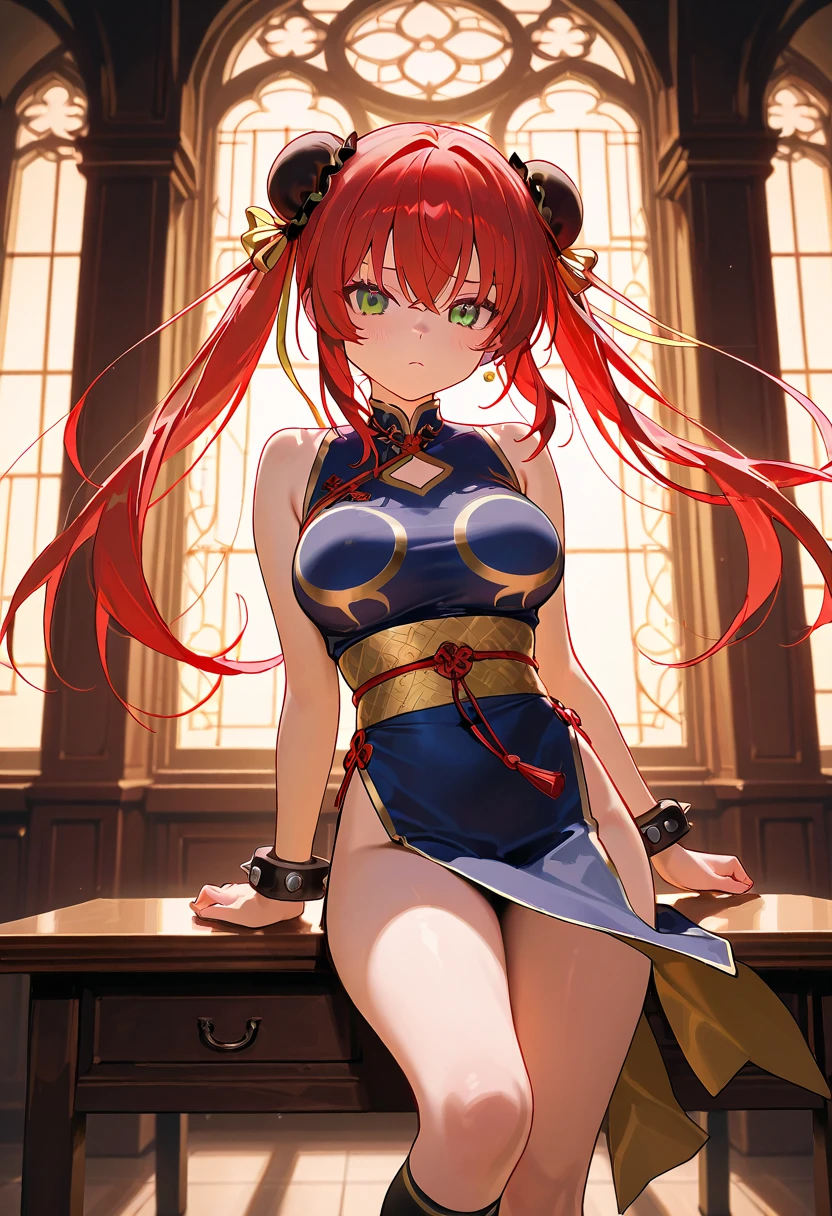 Personification of Higanbana、Frame thatched roof house、Decorative panel、abstract  art、By Alphonse Mucha (​masterpiece、top-quality、hight resolution: 1.4)、More about realism、intricate-detail、4K、color splashes、line-drawing、Fibonacci、