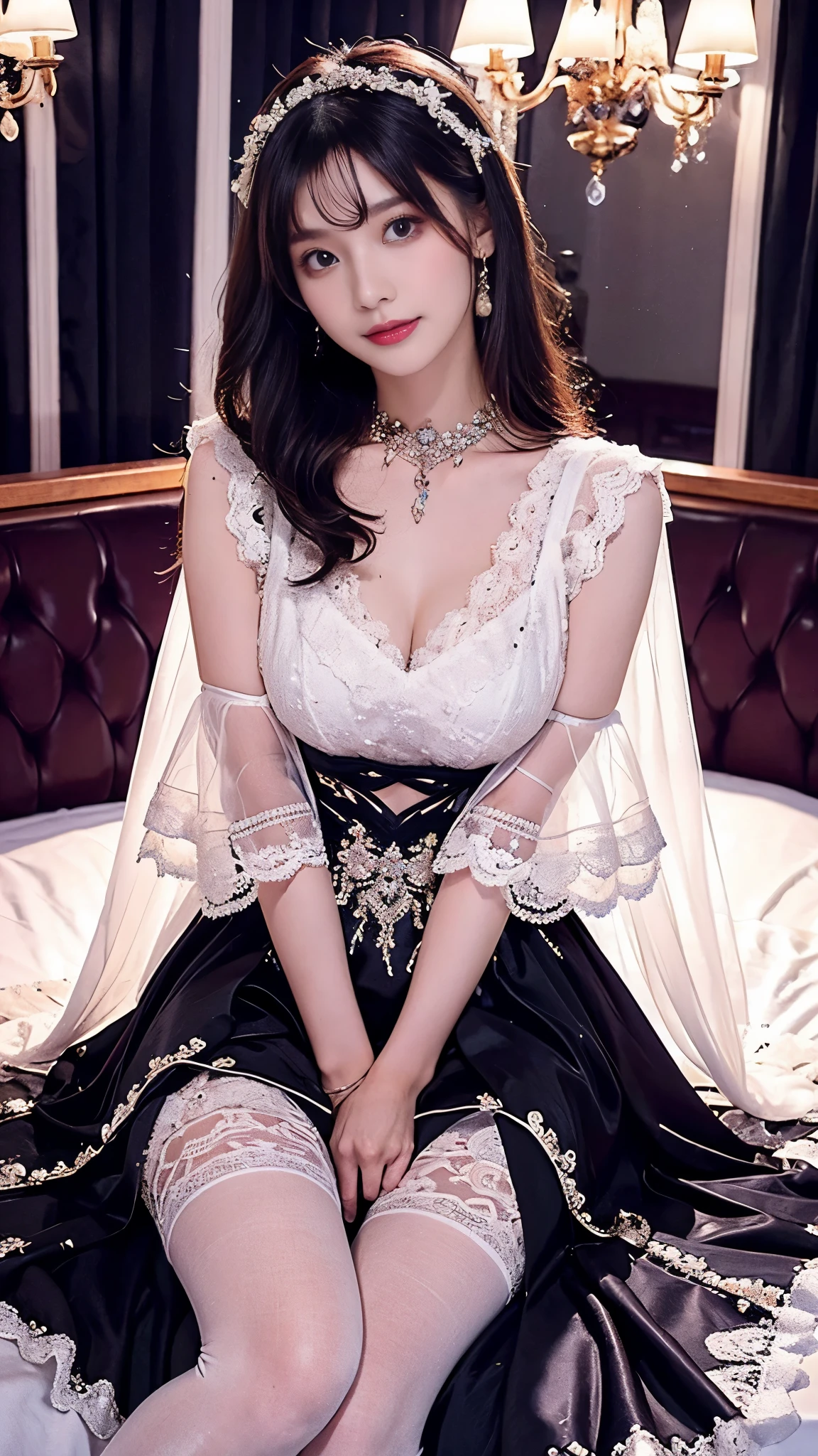 high quality、masterpiece、detailed、Accurate、delicate、nsfw、((girl、20-year-old、Pretty girl warrior、Highly decorative and intricate mechanical steampunk armor, Lace Flare Mini Skirt, Above-the-knee lace stockings, Lace Off Shoulder ta Fashion, Overly decorative fashion))、((Iron Collar、Iron Bangles、Iron ankle))、A prison surrounded by iron bars、Concrete floor、((Defeated heroine、Wrists and ankles are chained、Spread your legs wide、Executed))、shortness of breath、White Breath、Sweet Sigh、The fall of slavery、The Fall of Pleasure、orgasm、Climax estrus、Aphrodisiac effect、Erogenous zone sensitivity 100 times、