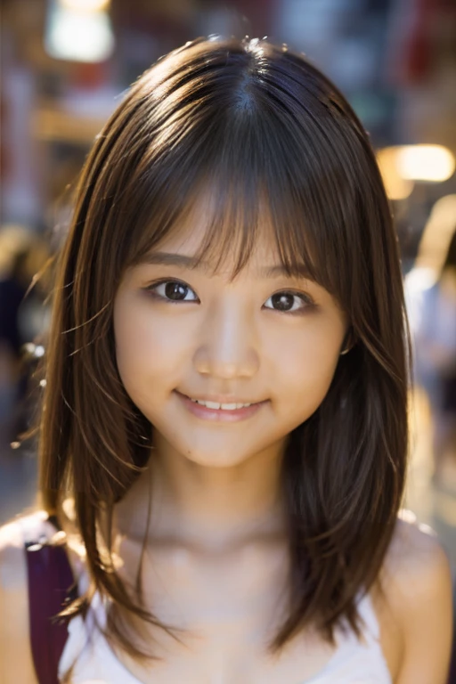 best quality, high-res, realistic photo, detailed skin texture, cute girl, shy, facing the camera, slim figure, 10-year-old, charming gaze, Japanese girl, fair skin, white underwear, youthful appearance, long hair,