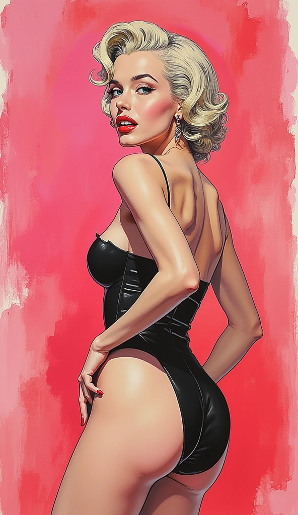Marilyn Monroe al estilo de Lois van Baarle