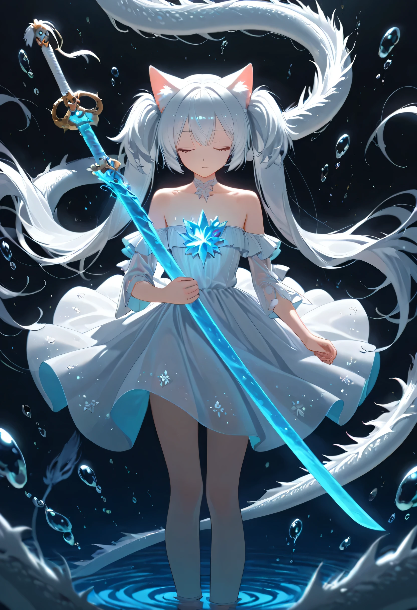 (masterpiece、Highest quality、Highest quality、Official Art、Beautiful and beautiful:1.2)、(One girl:1.3)Hatsune Miku、Twin tails,Beautiful breasts,((Extremely accurate drawing with fine details)Extremely accurate depiction)[High resolution],(Detailed illustrations,とてもAre you okayで緻密な描画,Delicate lines drawn with perfect tempo,Realistic texture expression),[Color traced main lines],(Fantasy world battlefield background [Burning Castle]),(Girl Robot 15 years old (White Devil [metal face[Transparent lenticular iris]] (skinny)) [Weapon Machine][Milky],[Body with edges [Transparent material]],[Use an axe as a weapon],[[Mobile Weapon Gigant Size][Science Fiction Mechanical]],(Pearly white luster on the body surface),(Intricate and beautiful decoration [Intricate details]),(Precisely drawn face),((Precisely drawn eyes))[Perfect eye detail((Beautiful eyes like jewels)Precisely drawn iris)[Clearly defined pupils]],(Eye light[Pinpoint lighting for the eyes]),[Long and beautiful eyelashes],[Precisely drawn hair [Beautiful and shiny hair details]],(Perfect hand detail [Beautiful fingers without damage [Beautiful nails]]),(Perfect Anatomy(Perfectly balanced ratio))[[Full body portrait]],[Ideal color coordination(Accurate simulation of light-matter interactions)],[Visual arts that tell stories],((Highest quality)Are you okay[[High density drawing]])(4K quality).