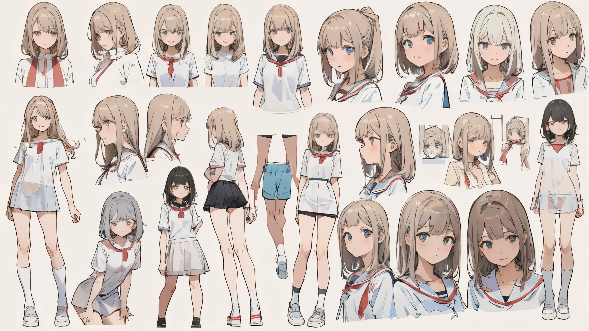 realistic, Painting, 少female, 4K, masterpiece:1.5, masterpiece:1.5, top quality:1.5, High Resolution:1.5, Perfect Head:1.5, super detailed illustration:1.5, beautiful eyes:1.5, nude:1.5, character concept art:1.5, Official Art, hyper-detail, Full of Details , high definition exquisite fan art, clear line, Very clear shading , Clear color , calm color, Deep color, watercolor, Popular characters, Best character, Supreme character, Popular charactersデザ, Best characterデザ, Supreme characterデザ, Trendy character design, Popular charactersヘアカラー, Popular charactersヘアデザ, ティーン少female, 青年female, female, 成人female, 淑female, 二次性徴期少female, puberty, puberty処female, pubertyfemale性器, puberty少female, pubertyギャル, pubertyギャル少female, 日焼け少female, 9歳少female, 10歳少female, 11歳少female, 12歳少female, 13歳少female, Prisma Illya, Whole body, full body, whole body, Realistic head and torso, Age-appropriate head and body , Character design sheet , multiview, three-sided view, front view, side, side view, behind, Behind the View, Full body shot turnaround , same characters, Same role, scene of environmental change , Mr.々Composition, Mr.々Angle, having fansa, That's Fansa, female子学制服と全身全裸の比較, 全身全裸とfemale子学制服の比較, Whole bodyの着ている薄い学制服が透けている, The school uniform is see-through, revealing the naked body, The school uniform is see-through, revealing the naked body, The school uniform is see-through, revealing the naked body, The school uniform is see-through, revealing the naked body, 年齢相応のfemale性器が見えている, 年齢相応のfemale性器が透けて見えている, 全身の立ち姿勢でWhole bodyを見せている, The upper body is bent in a standing position with the whole body, 上体をのけ反らせて腋を見せてcrouching, 全身の立ち姿勢でshowing armpits, 全身の立ち姿勢で少し上体を反らせてshowing armpits, 腋を見せたSexy Poses for Boys, 両腕を上げて腋を見せたSexy Poses for Boys, 上体をのけ反らせて腋を見せてしゃがんだSexy Poses for Boys, standing position with the upper body slightly raised to look up at the top , Age-appropriate realistic buttocks, Butt line , スポーティなButt line , 引き締まったButt line , behindからの全身を斜め下から見上げたButt line , behindからの全身を斜め下から見上げた引き締まったButt line , behindからの全身を斜め下から見上げたスポーティなButt line , back line , 最高の back line , Waist line , 最高のWaist line , Pelvic line , 最高のPelvic line , 引き締まったPelvic line , curvy beauty, curvy beauty少female, Groin, 最高のGroin, showing the body, Lift up the , toned body, appeal to abs, Appealing your armpits, showing armpitsポーズ, 腋を見せたSexy Poses for Boys, Natural Gestures , 自然 Poses , Cute gestures, cute pose, Mr.々 Poses , Cool pose, aggressive pose, action pose, Brainy Pose, Sexy Poses for Boys, A picture perfect pose, Popular Poses , Beautiful Poses , healthy body, 健康的 Poses , smile 愛らしいsmile 最高のsmile 屈託のないsmile Baby face cute expression A rich expression adorable expression ish expression soft expression Angel Angel界隈 Little Devil Little Devil的 idol idolの制服 ジュニアidol female子学生の夏服 処female ignorance clear pure Obedient sexual goodness theory Closeness Evil free Emotional open aggressive sensual charming Passionate Emotional Bold Fan Shameless fine Cheerful Active active dynamic playful gesture Friendly gestures playful I miss you enjoy is delighted Happy is inviting to have sex The well-liked loved elegant stylish fashion pubertyのファッション fantasy fantasy制服 fantasy衣装 noble noble制服 upper class upper class制服 Vtuber 人気Vtuber セクシーVtuber cosplayer 人気cosplayer セクシーcosplayer positive for home sensitive succubus female Pastoral bright vibe Cyberpunk History god聖 魔法少female 魔法少femaleの制服 puberty少femaleの日焼け跡 sunburn marks on swimsuit Mr.々I'm wearing an accessory Wears a lot of decorations Bright decoration Thin black tights that fit the whole body are transparent showing armpits 腕を上げてshowing armpits is pulling up her hair crouching Dance performance Dancer Dancing beautifully god々Female genitals with a straight line in the crotch of an age-appropriate girl that is completely transparent from 1枚だけのWhole bodyのアップシーン