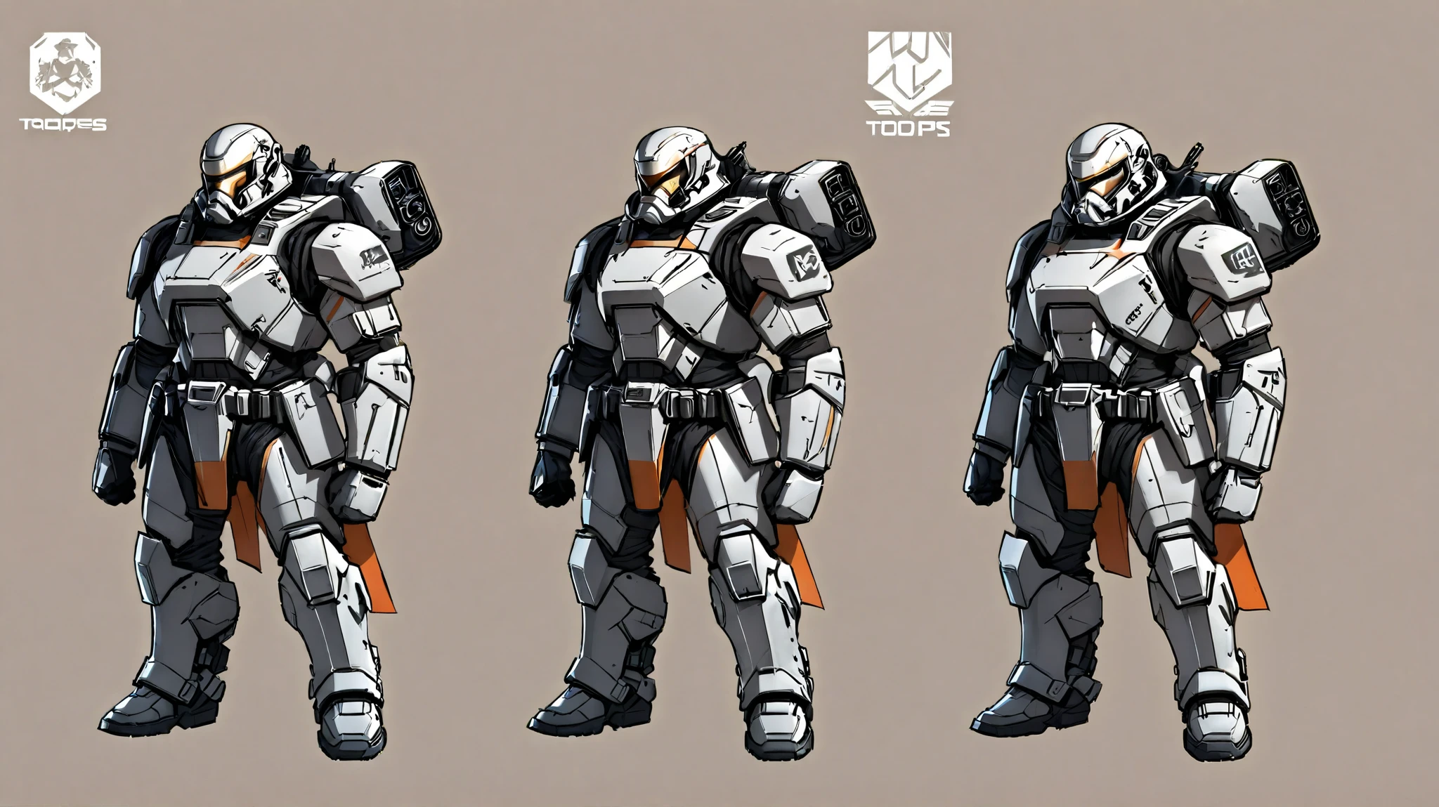 A science-fiction regiment , oc troops with a totally original.