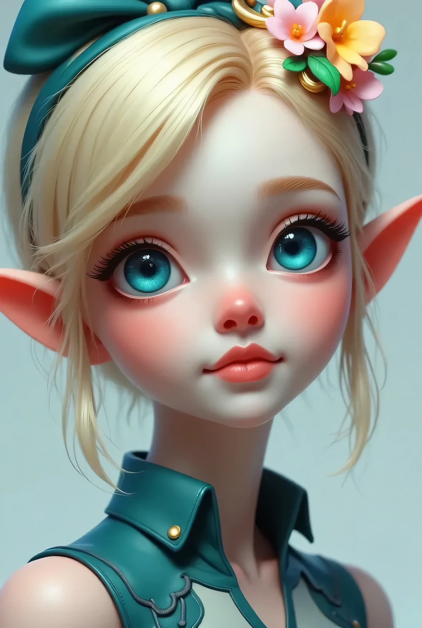( Greatest Masterpiece , top quality, top quality, Official Art, beautiful、Midea:1.2, Cinema Lighting、45 degrees forward key light , Grant Light 、 Soft Backlight ),
A Portrait of a girl:1.2、Beautiful face taken by zooming in to the full screen、bright eyes、 Eyelash length 、
1 girl、 alone、
girl、Baby Face、Yang's photo、baby face、eyes are big、 The skeleton from nose to chin is very compact:1.2、facial structure like an anime character、Beautiful girl、There is almost no white space on the face:1.8、 beautiful face drawn in detail 、The skin is very beautiful and white、My eyelashes are very long:1.8、 Compared to the forehead, the eyes are big anime character:2.4、Eyes are too big、occupies a large part of the face:2.4、big, detailed eyes、 My eyes are very large :2.4、has a sharp vertical opening:2.4、 My eyes are very large:2.4、the center of the face is very short:1.8、Very small and short nose,:1.8、high nose、the space between the nose and mouth is very narrow:1.8、the bridge of the nose、very small mouth:1.8、Thick lips、 plump lips 、 plump lips、 red lipstick、my jaw is very small and compact、white face There's almost no space:1.2、So cute 、 Idol 、 A beautiful face with dark hair drawn in detail、 Portrait、A beautifully detailed face from the neck to the face